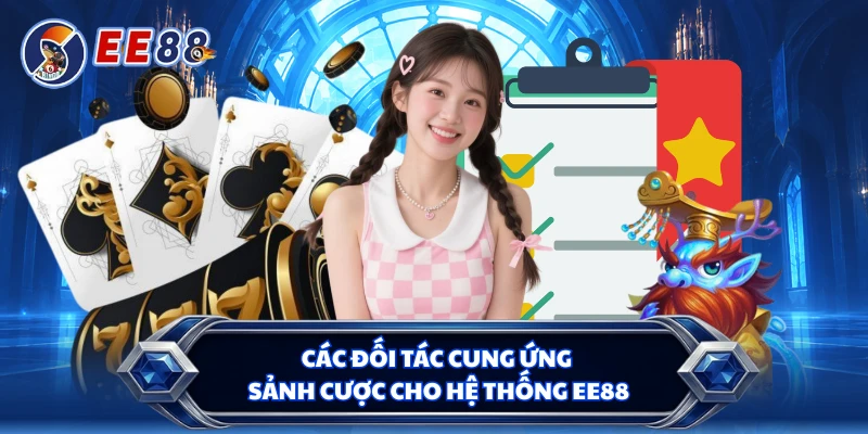 Các đối tác cung ứng sảnh cược cho hệ thống EE88