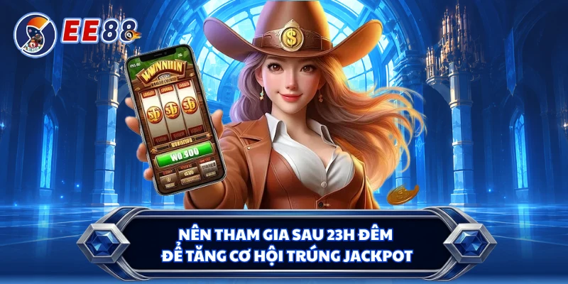 Nên tham gia sau 23h đêm để tăng cơ hội trúng jackpot 